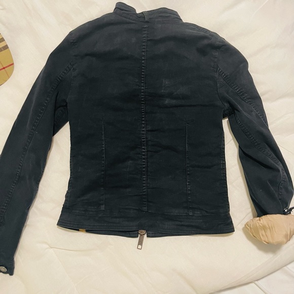 💐BURBERRY SHORT BLACK JACKET 💐 - Picture 3 of 4